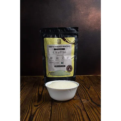 Какао-масло Wow Cacao Craftio в порошке 100% 500 г - фото 3
