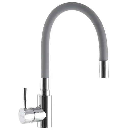 Змішувач для кухні Champion SAS-011 із рефлекторним виливом gray CH0289 Хром - фото 1