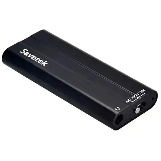Мини диктофон Savetek 600 GS-R21 с активацией голосом 16 Гб Mp3 VOX 50 часов записи