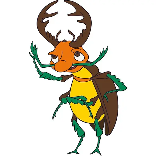 Роспись на холсте "Жук-олень" Art Craft 15055-AC 25x30 см - фото 1