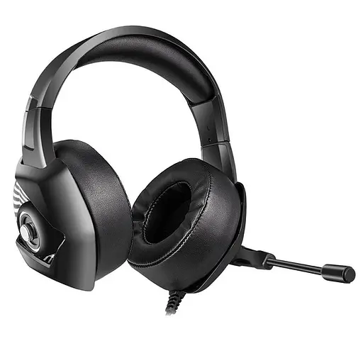 Проводная игровая гарнитура Onikuma Gaming with RGB LED K6, USB, 3.5mm, 2m, black - фото 4