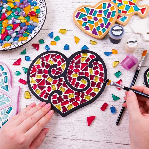 Дитячий набір для творчості кришталева мозаїка "Сердце" MA2005 - фото 3