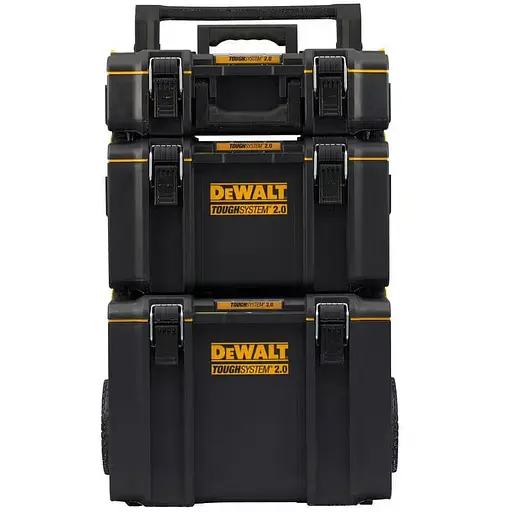 Комплект ящиков DeWalt Toughsystem 2.0: ящик DS450 Toughsystem 2.0 DWST83295-1+ящик DS300 Toughsystem 2.0 DWST83294-1+ящик DS150 Toughsystem 2.0 DWST83293-