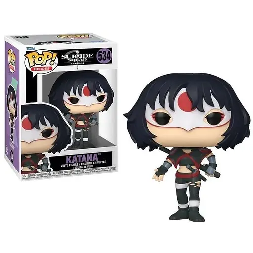 Коллекционная  фигурка   Funko Pop ДС: Отряд самоубийц Катана DC: Suicide Squad Katana 10 см FP DC K 534 - фото 1