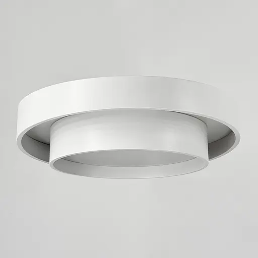 Люстра стельова у білому металевому корпусі Ø 50 см | Line F | Арт. MJ234-500 WT - фото 7