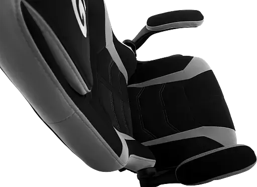 Геймерское кресло GT Racer черное с серым (X-2656 Black/Gray) - фото 9