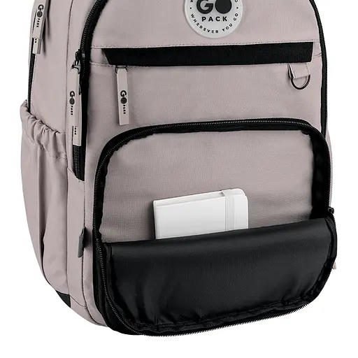 Рюкзак GoPack Teens 121L-1 Черно-бежевый (GO26-121L-1) - фото 12