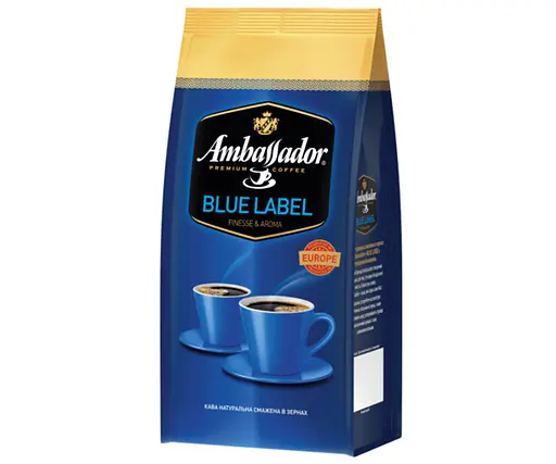 Кофе в зернах Ambassador Blue Label 1 кг - фото 2