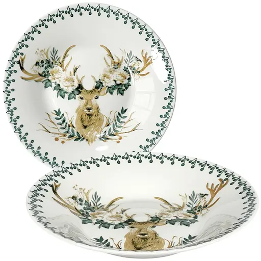 Тарелка S&T суповая 400 мл белая (717717-13)