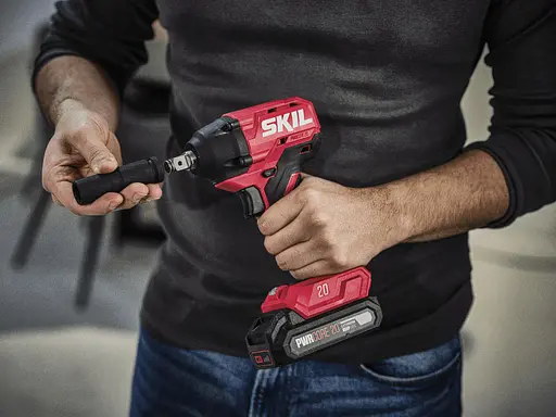 Гайковерт ударный Skil 3241 CA 20В бесщеточный до 3350 об/мин 500 Нм 1 кг без АКБ и ЗП - фото 4