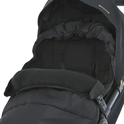 Дитячий конверт у коляску El Camino ME 1131 Footmuff Plus Reflective Black захист від вітру, вологи та холоду - фото 4