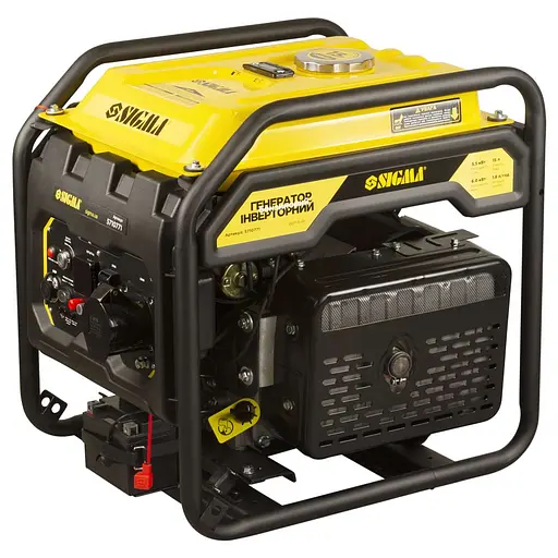 Генератор інверторний SIGMA 5.5/6.0кВт, однофазний, ручний/електро запуск, з виведенням під АВР (5710771) - фото 1