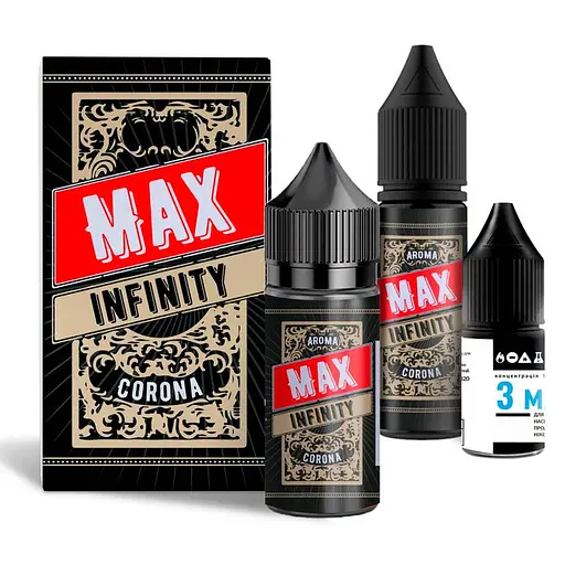 Набор компонентов для самозамеса солевой заправки Flavorlab Infinity MAX 30 мл Coronа Классический табак, 0-65 мг (17923)
