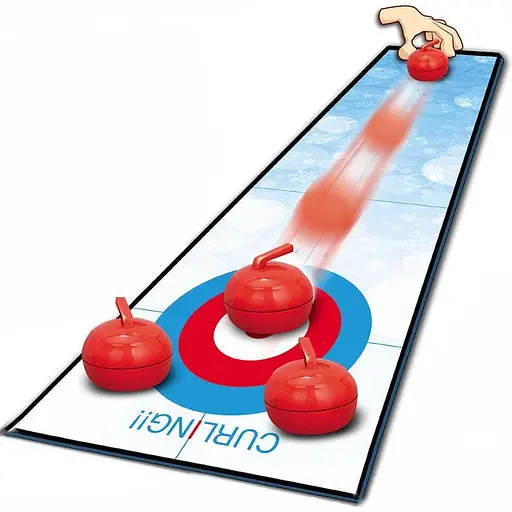 Настольная интерактивная игра Ummi 707-122 Curling Game White / Blue - фото 1