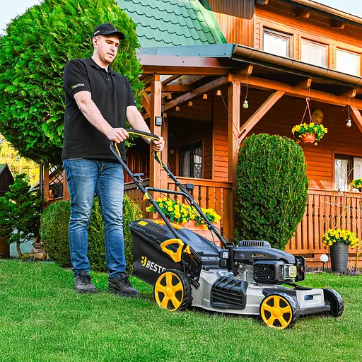 Газонокосарка бензинова BESTEN 51 см 62 л - фото 2
