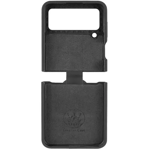 Чехол Foldables Silicone Cover Lakshmi AAA для Samsung Galaxy Z Flip4 Черный / Black - фото 3