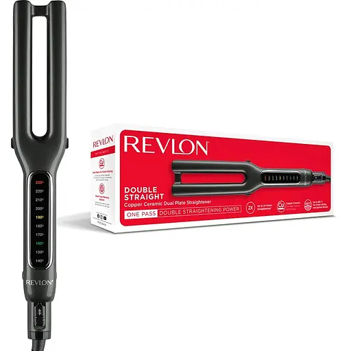 Подвійний випрямляч волосся Revlon One-Step double straight (RVST2204E) - фото 4