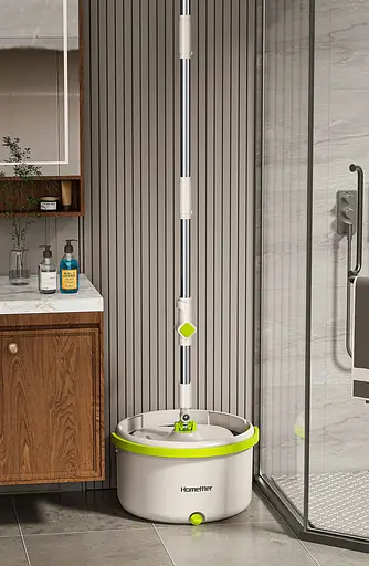 Швабра з відром CoolMop Plus CW001 Кремовий - фото 8