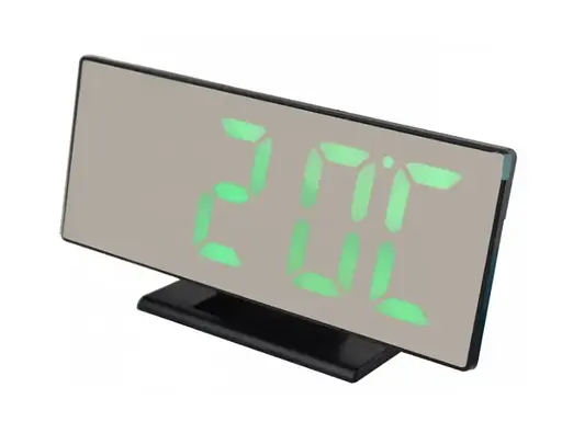 Настольные LED часы DS-3618L с зеленой подсветкой - фото 8
