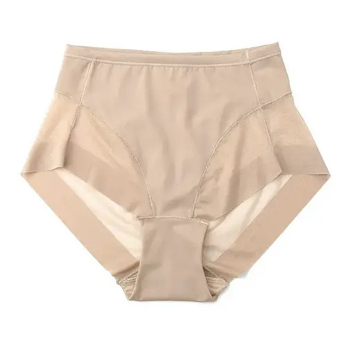 Трусики для похудения и коррекции фигуры женские, с высокой талией корректирующие, телесные, 1 шт