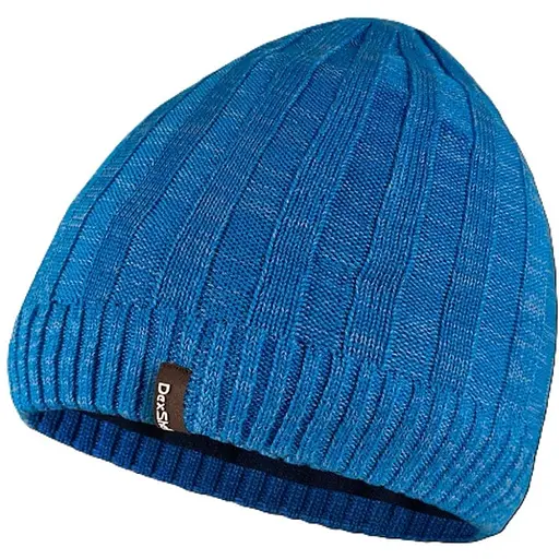Шапка водонепроницаемая DexShell Heathered Rib Knit Beanie Голубой (1047-DH32405MAL)