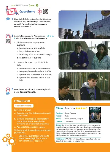 Progetto Italiano Junior Nuovo 3 Libro & Quaderno + audio + video (QR code) - фото 14