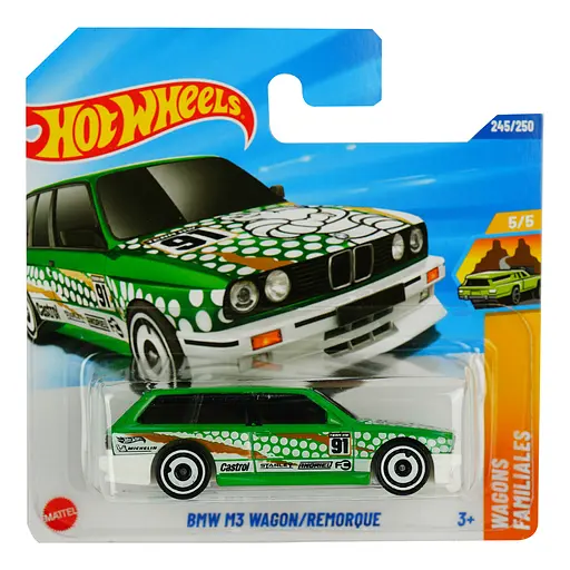 Базова машинка Hot Wheels Wagons BMW M3 Wagons/Remorque зелена (5785) JBB48-N521   