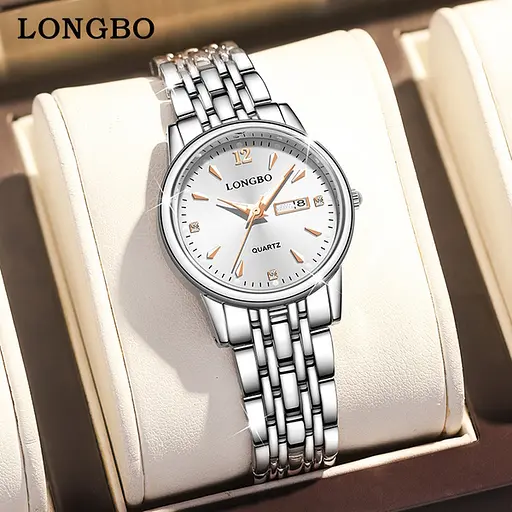 Наручний годинник жіночий Longbo One Сріблястий (3155) - фото 2