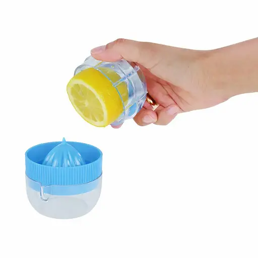 Пресс соковыжималка ручная для лимона и цитрусовых Голубой 88275 - фото 1