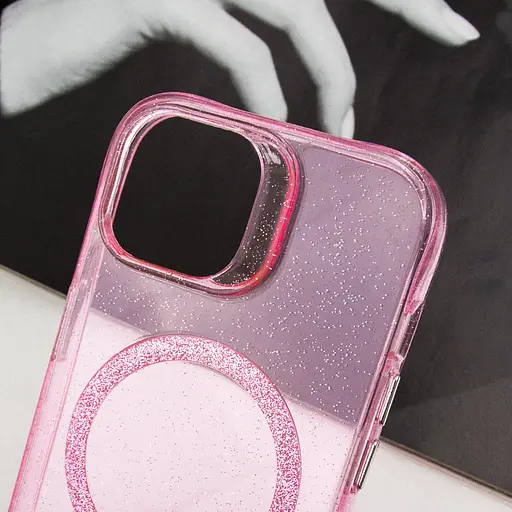 Чохол Epik TPU Radiance with MagSafe для Apple iPhone 15, 6.1 Pink - фото 3