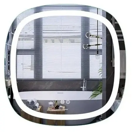 Дзеркало Mixxus Premium DIVERSE MR16-70x70 (LED Touch, Anti-fog (3-6,5kK)) (MP6640) - фото 1