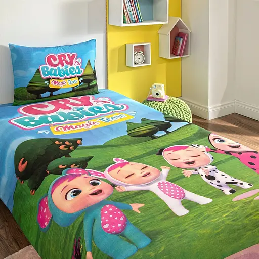 Підлітковий комплект Disney Cry Babies Ранфорс / простирадло на резинці Tac pbe0051177 - фото 2