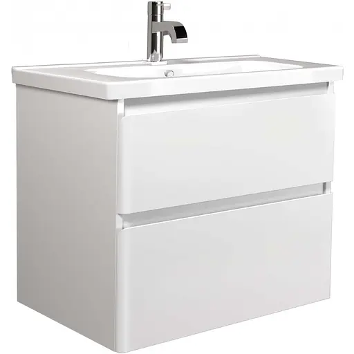 Тумба Мойдодир Сорренто 70-A Білий у ванну з умивальником ID-70 Білий - фото 1