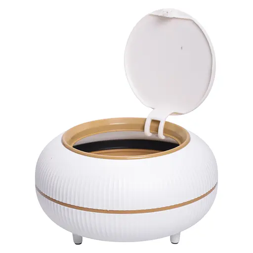 Корзина для мусора Yiwu настольная с клик-крышкой 1.3 л HP-45-4 - фото 2