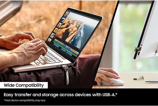 Samsung Накопичувач Samsung 512GB USB 3.1 Type-A Bar Plus Сірий - фото 2