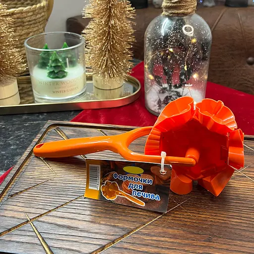 Валик нож-формочки для вырезания печенья 25 см, Kitchette Красный 84879 - фото 5