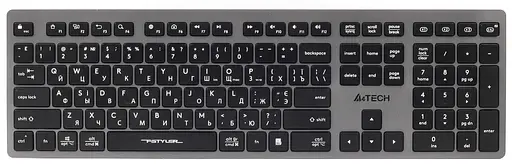 Клавіатура A4Tech Fstyler FBX50C Wireless Grey (FBX50C (Grey)) - фото 1