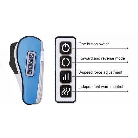 Обновленный массажер подушка большого размера для спины и шеи (55W) - фото 2