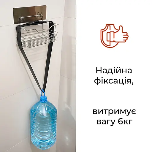 Полиця FABRIKA LOW самоклейкій стрічці, Ш21.5хГ9.5хВ12 - фото 9