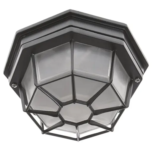 Світильник Brille вуличний стельовий GL-45 FL/S BK - фото 1