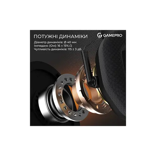 Навушники GamePro Genesis Mercury Pro 3-Mode Black (HSW120B) - фото 9