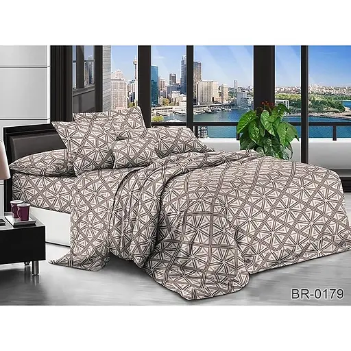 Комплект постільної білизни TAG Tekstil Євро 000247800 (BR-0179) - фото 1