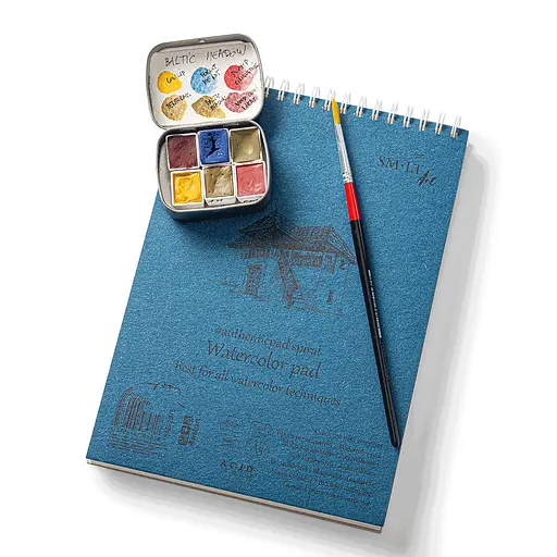 Альбом для акварели на спирали AUTHENTIC 280г/м2 20л SM-LT Art - фото 3