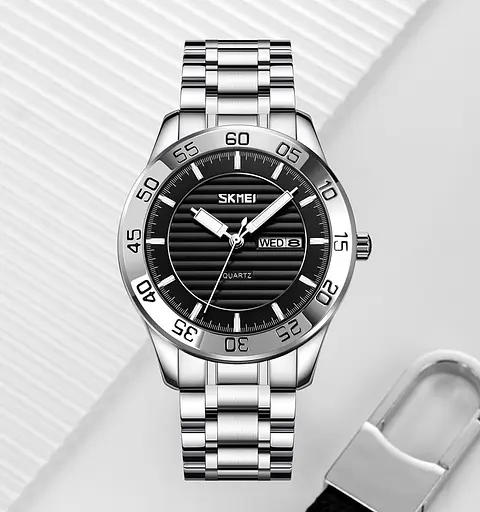 Наручний годинник Skmei 9293 Silver Black, 9293SIBK (18377) - фото 8