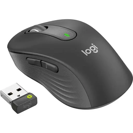 Беспроводная мышь Logitech Signature M650 L Wireless Mouse Graphite (910-006236) (910-006348) - фото 1