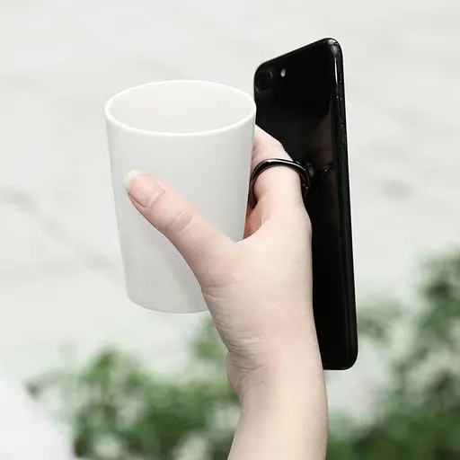 Кільце-тримач для телефону Baseus Privity Ring Bracket сріблясте (SUMQ-0S) - фото 5