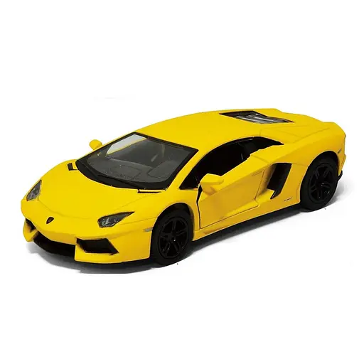 Автомодель легковая LAMBORGHINI AVENTADOR LP 700-4, 5" KT5355W, 1:38 Желтый