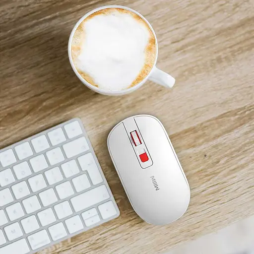 Мышь Xiaomi MiiiW Wireless Mute Mouse Lite PM21 (MW23M21) White - фото 2