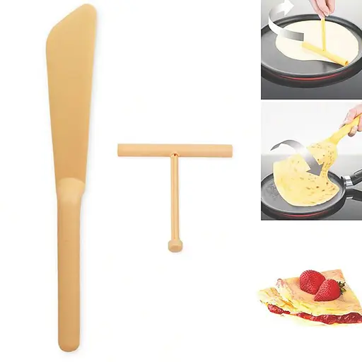 Лопатка для блинов с распределителем теста, A-plus Оранжевый 86255 - фото 5