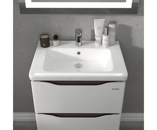 Тумба підлогова Sanwerk Алесса 60 венге з умивальником Space Line (MV0000873) Венге - фото 3